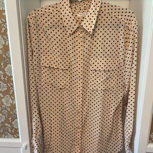 Equipment Silk Button-up Blouse SZ M